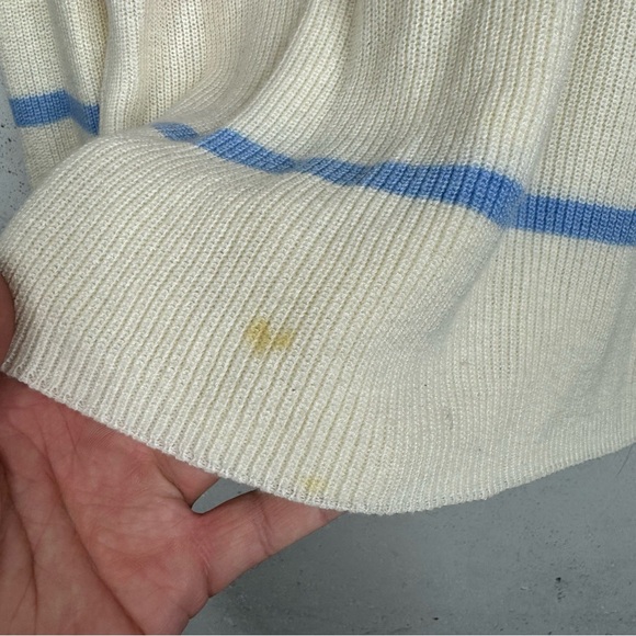 American Eagle Deep V-Neck Striped Colorful Pullover Swater Med - Picture 5 of 7